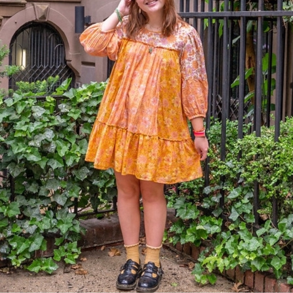 AE Orange floral dress